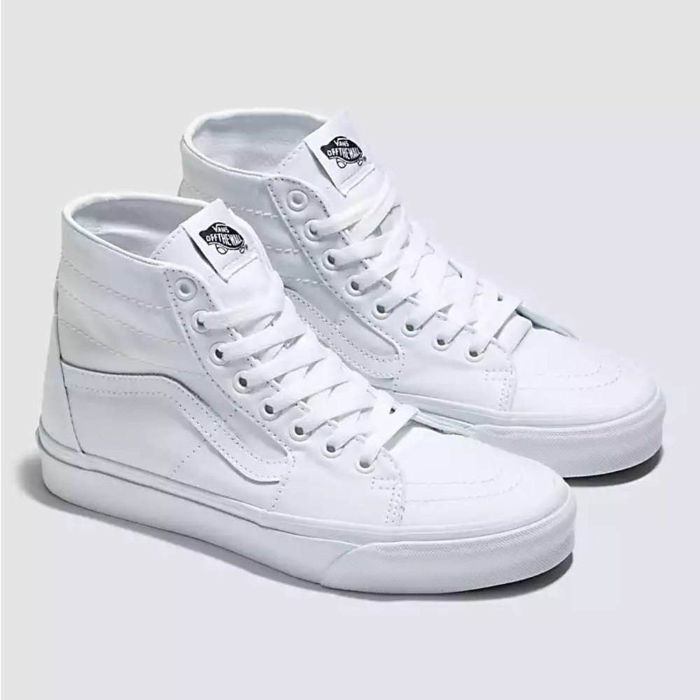 Sk8-Hi Tapered Canvas Shoe in white